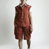 Kickys Cargo Shorts (Chocolate) Drop 002