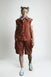Kickys Button-Up Tank (Chocolate) Drop 002