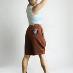 Street Stains Kickys Cargo Shorts in Chocolate Brown – Limited Drop